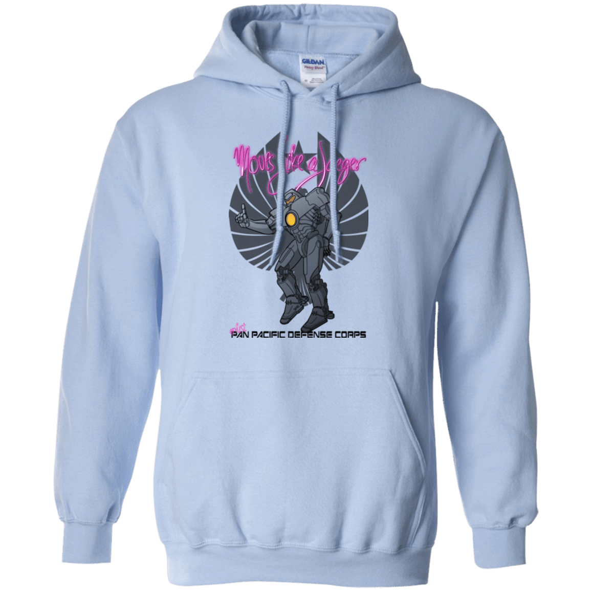 Sweatshirts Light Blue / Small Moves Like A Jaegger Pullover Hoodie