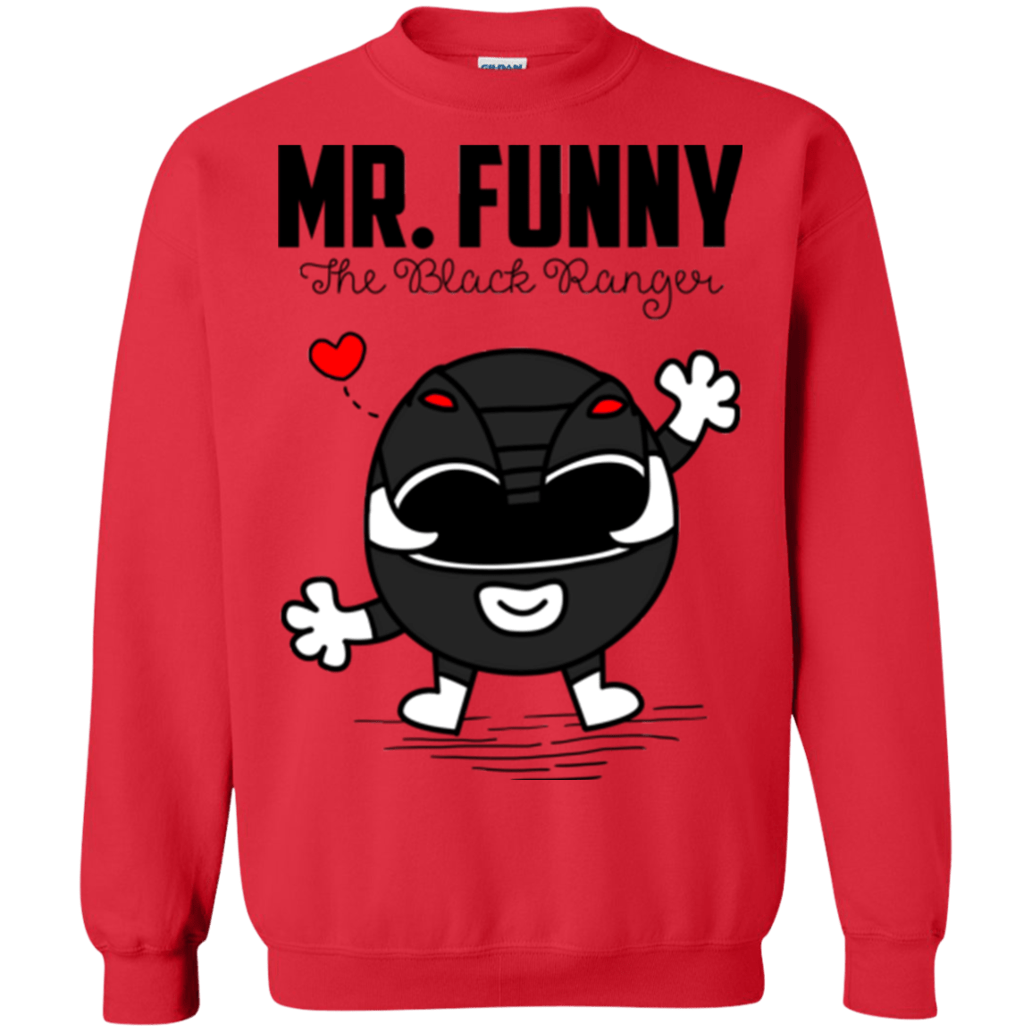 Sweatshirts Red / Small Mr Funny Crewneck Sweatshirt
