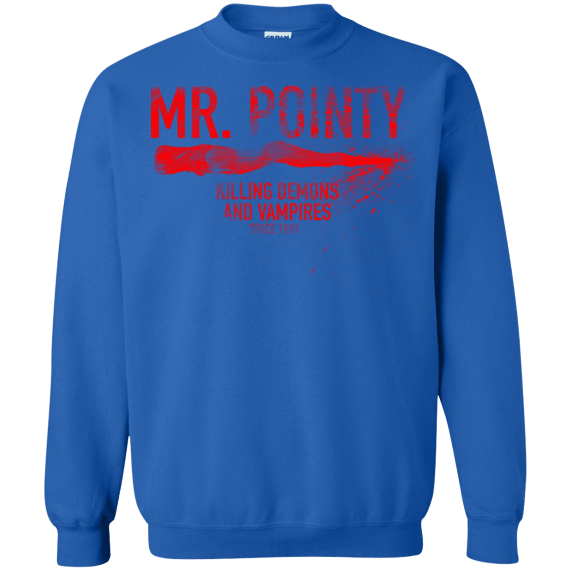 Sweatshirts Royal / Small Mr Pointy Crewneck Sweatshirt