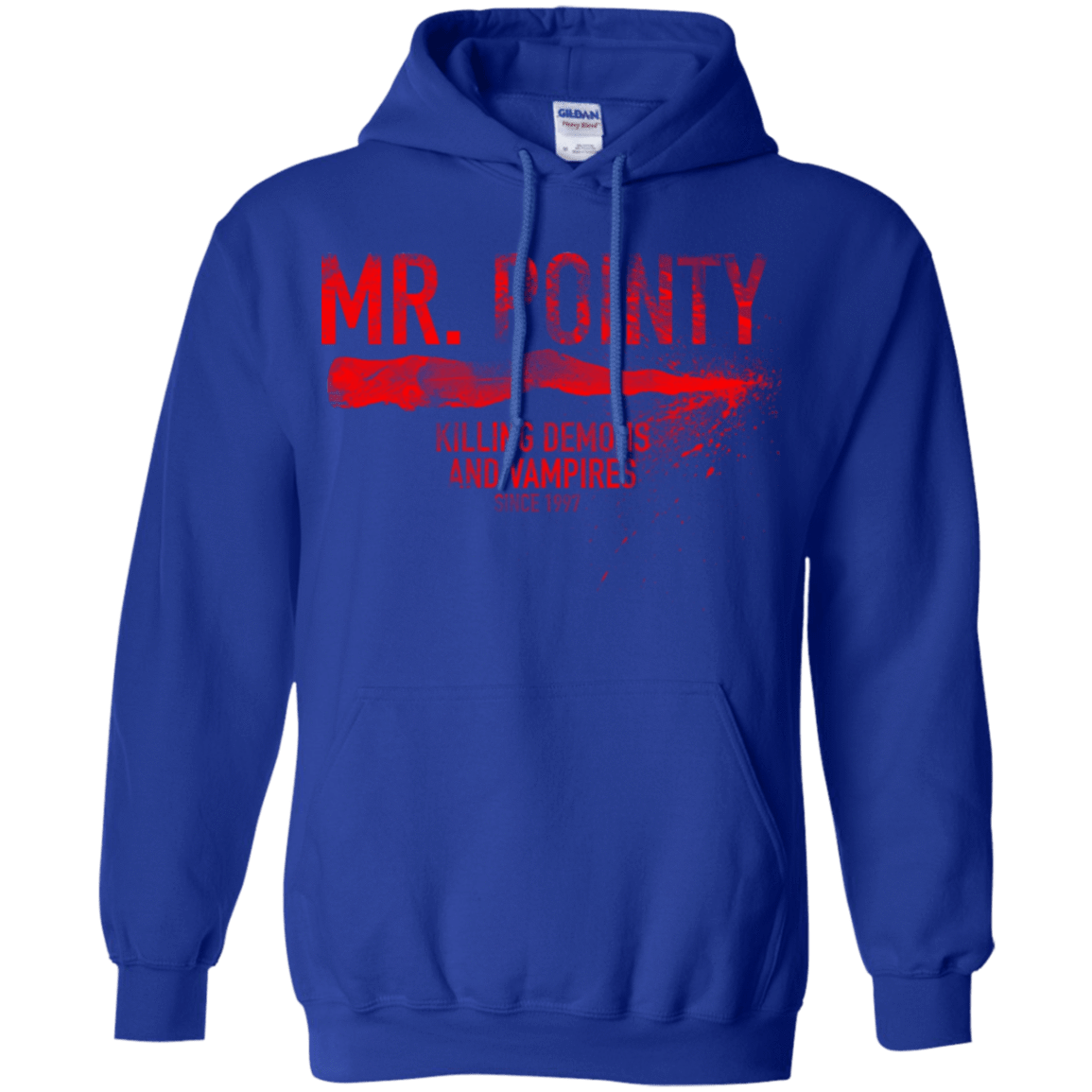 Sweatshirts Royal / Small Mr Pointy Pullover Hoodie