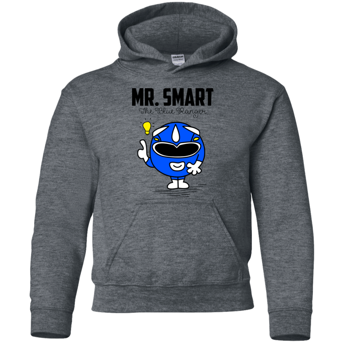 Sweatshirts Dark Heather / YS Mr Smart Youth Hoodie