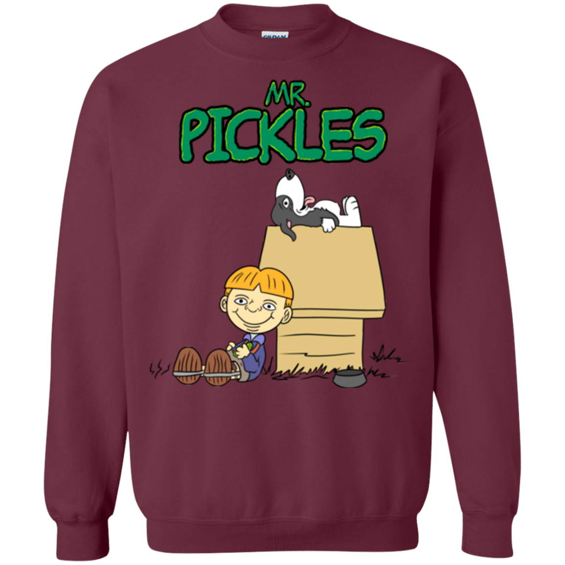 Sweatshirts Maroon / S Mr Snopkles Crewneck Sweatshirt