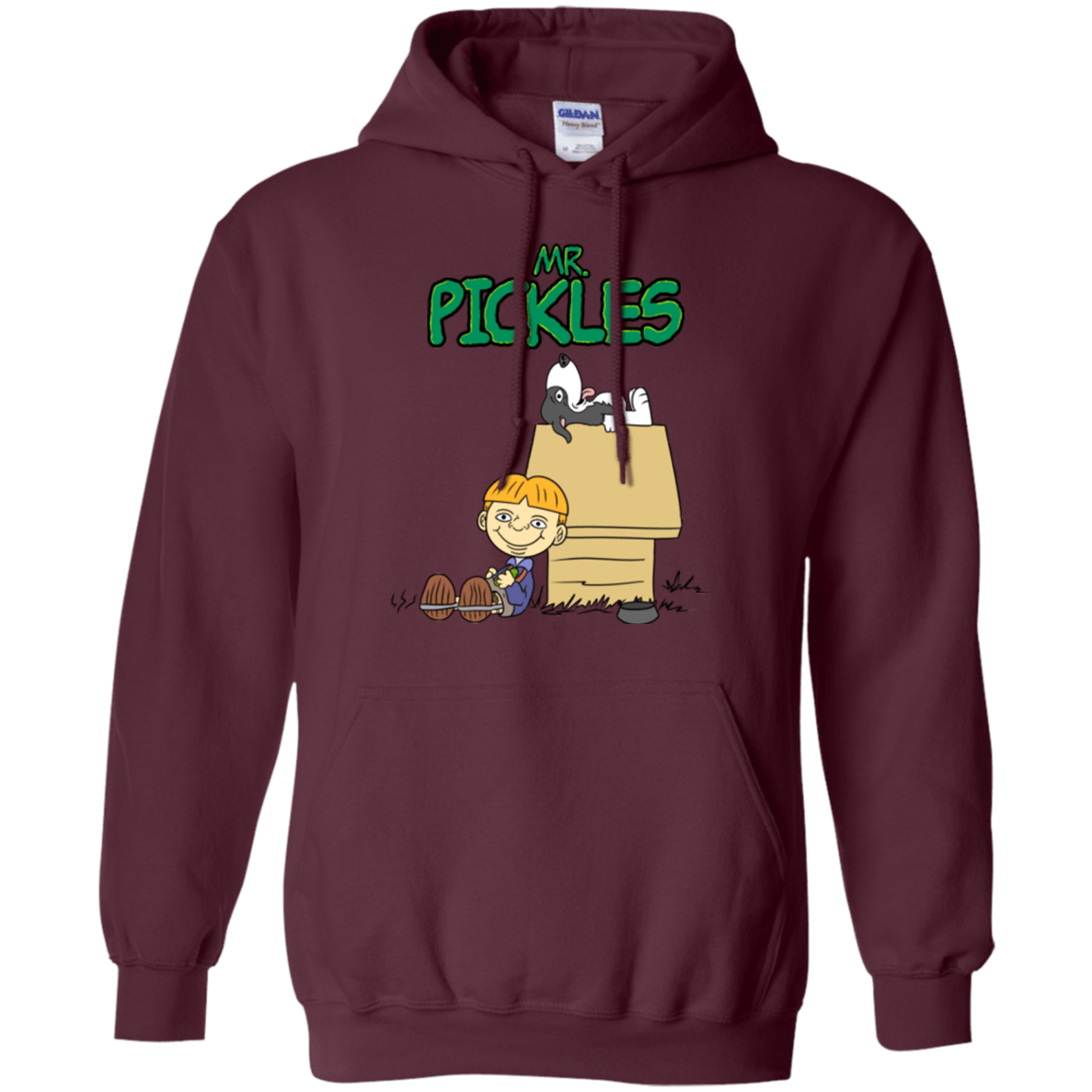 Sweatshirts Maroon / S Mr Snopkles Pullover Hoodie