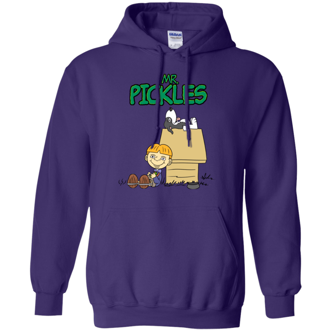 Sweatshirts Purple / S Mr Snopkles Pullover Hoodie