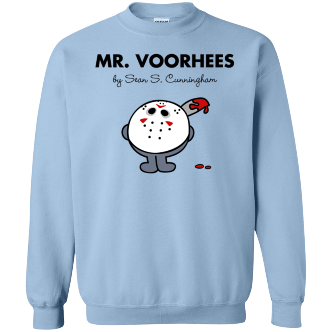 Sweatshirts Light Blue / Small Mr Voorhees Crewneck Sweatshirt