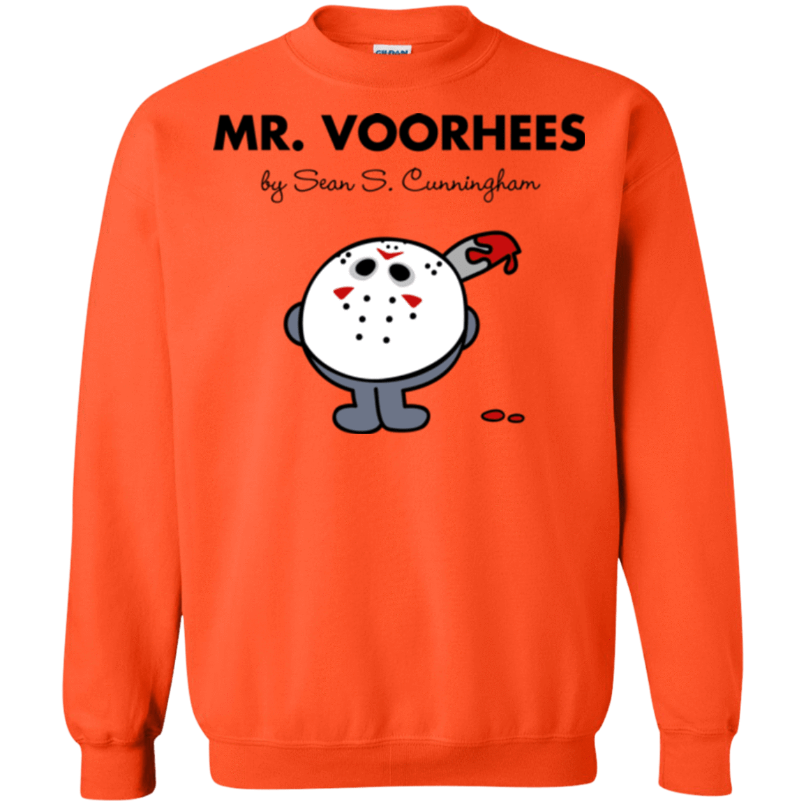 Sweatshirts Orange / Small Mr Voorhees Crewneck Sweatshirt