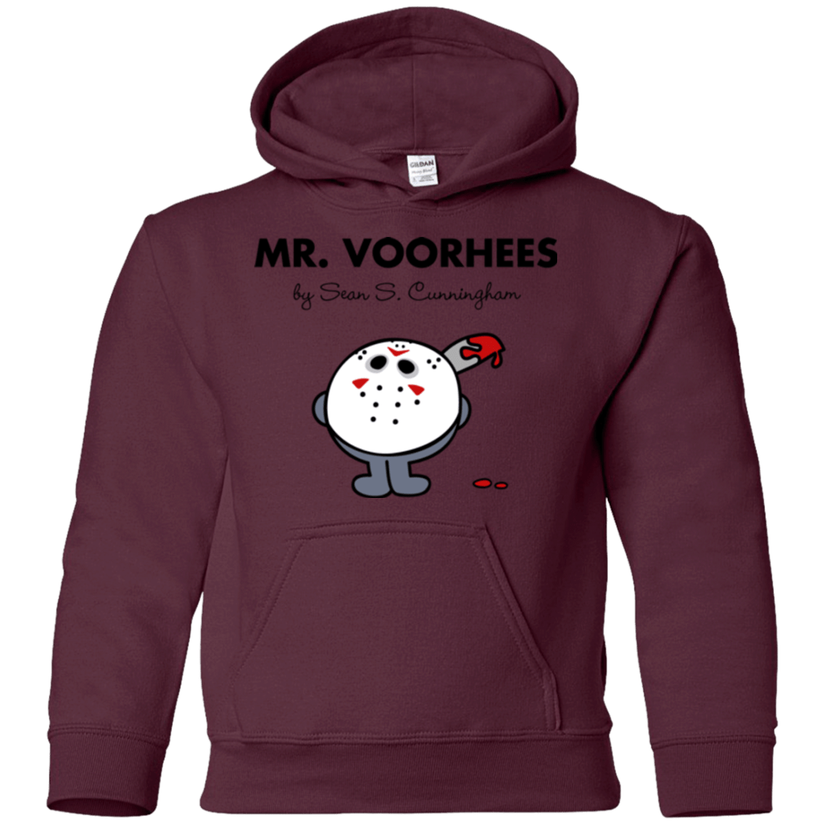 Sweatshirts Maroon / YS Mr Voorhees Youth Hoodie