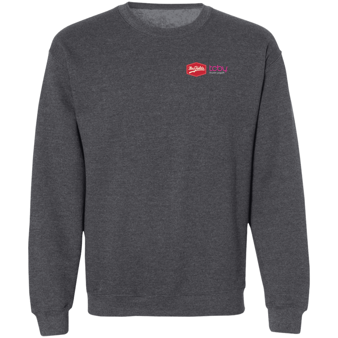 Sweatshirts Dark Heather / M Mrs Fields - Logo Crewneck Pullover Sweatshirt