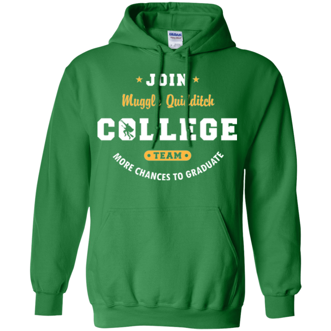 Sweatshirts Irish Green / Small Muggle Quidditch Pullover Hoodie