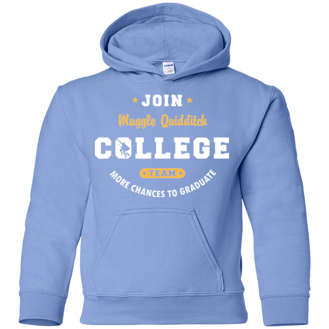 Sweatshirts Carolina Blue / YS Muggle Quidditch Youth Hoodie