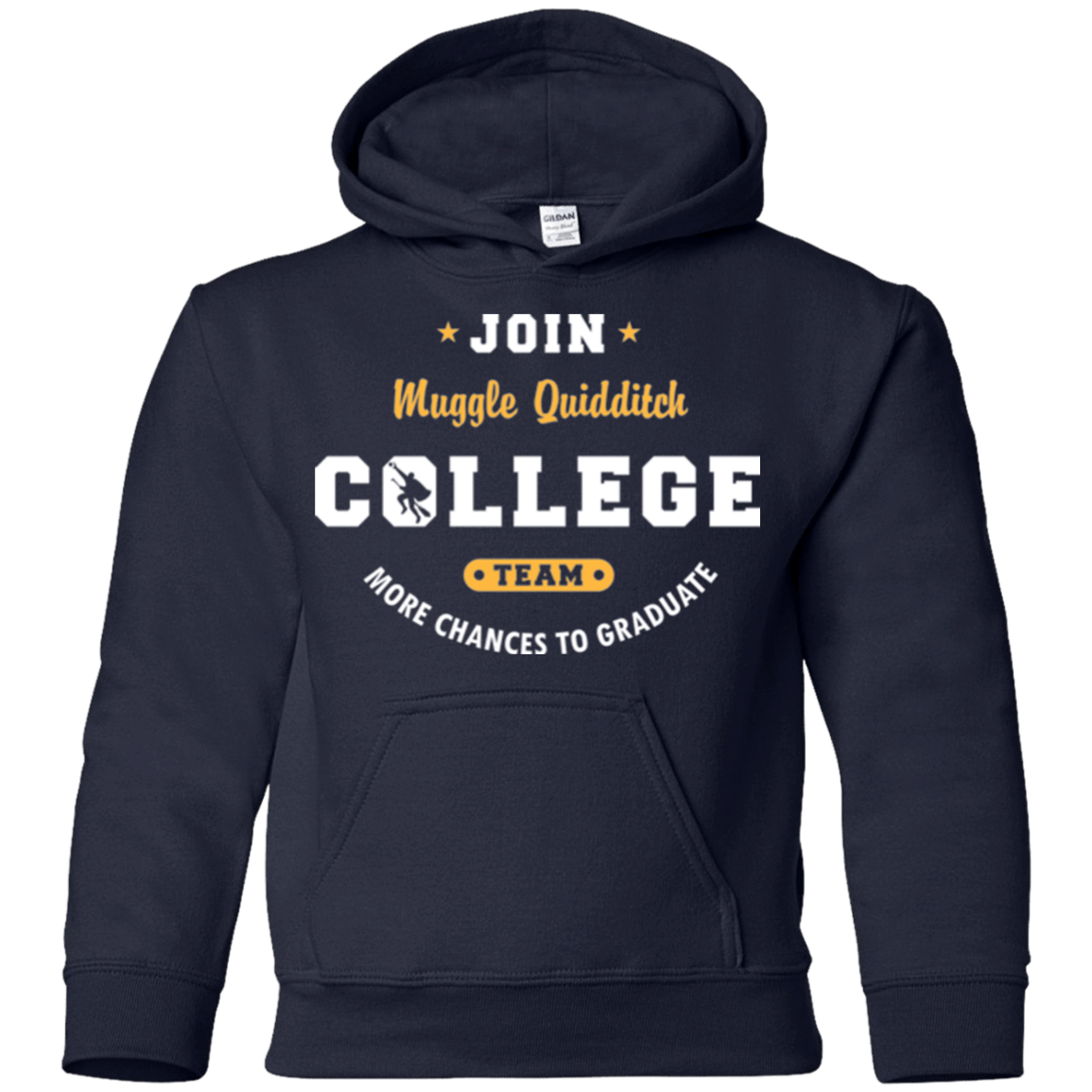 Sweatshirts Navy / YS Muggle Quidditch Youth Hoodie