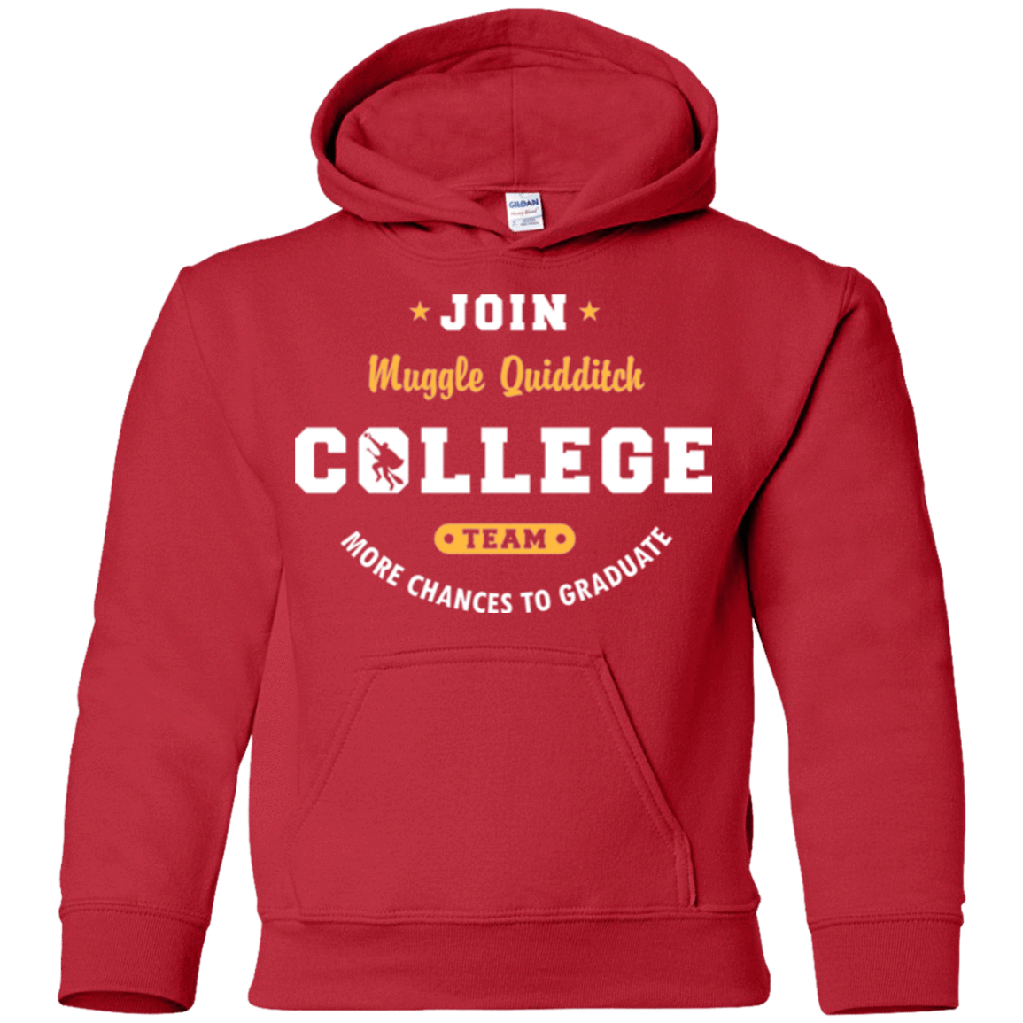 Sweatshirts Red / YS Muggle Quidditch Youth Hoodie
