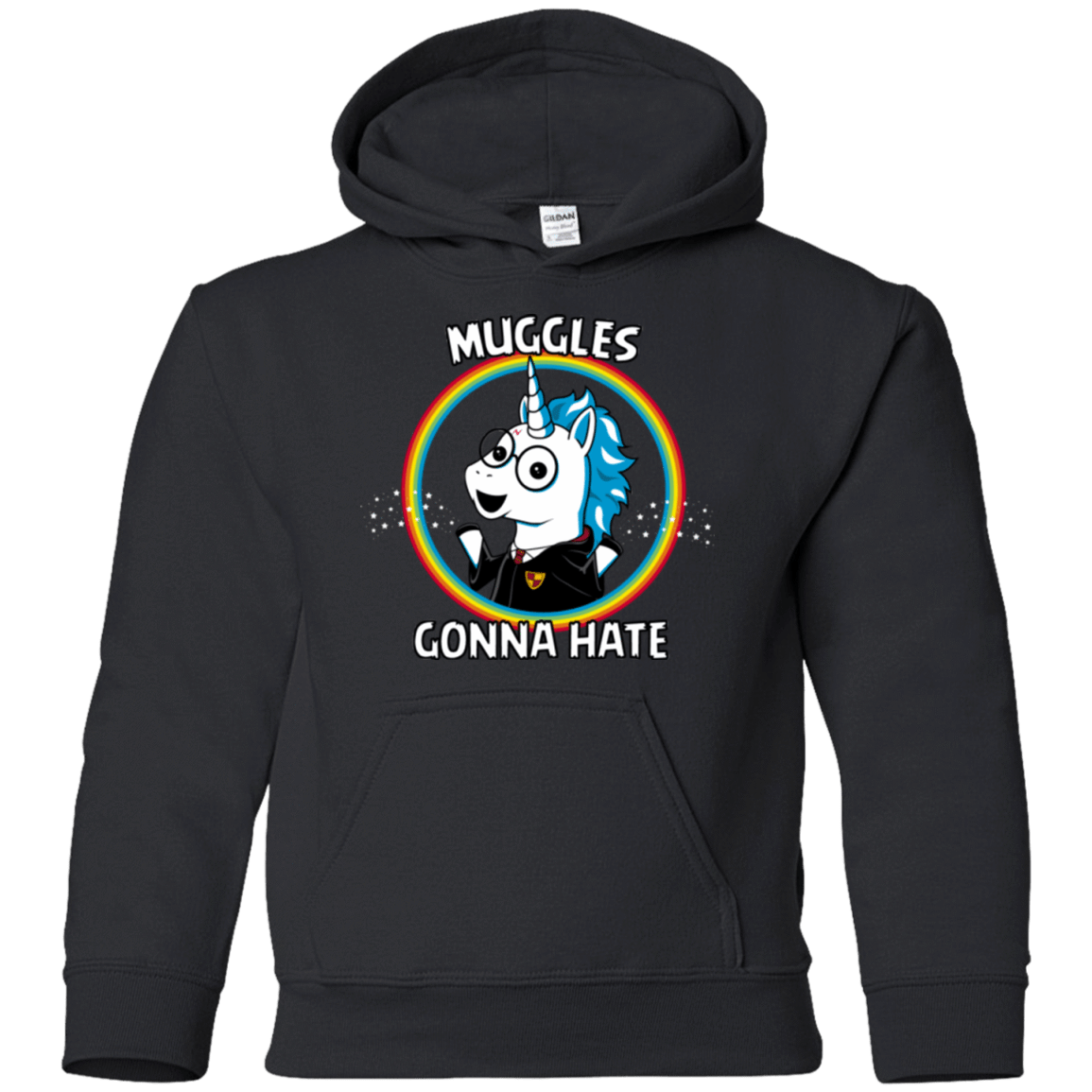 Sweatshirts Black / YS Muggles Gonna Hate Youth Hoodie