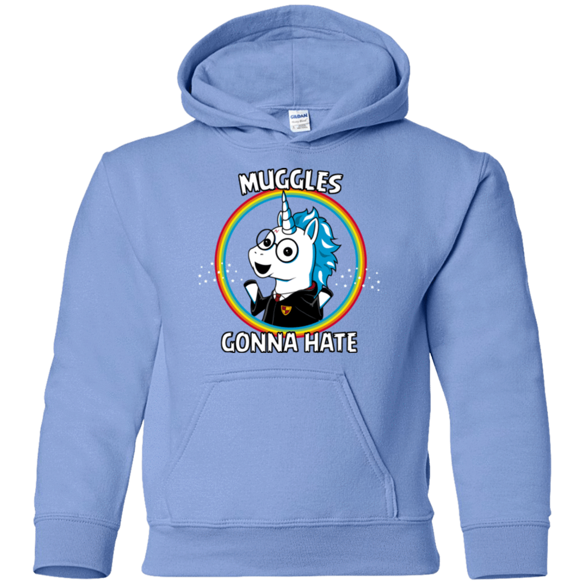 Sweatshirts Carolina Blue / YS Muggles Gonna Hate Youth Hoodie