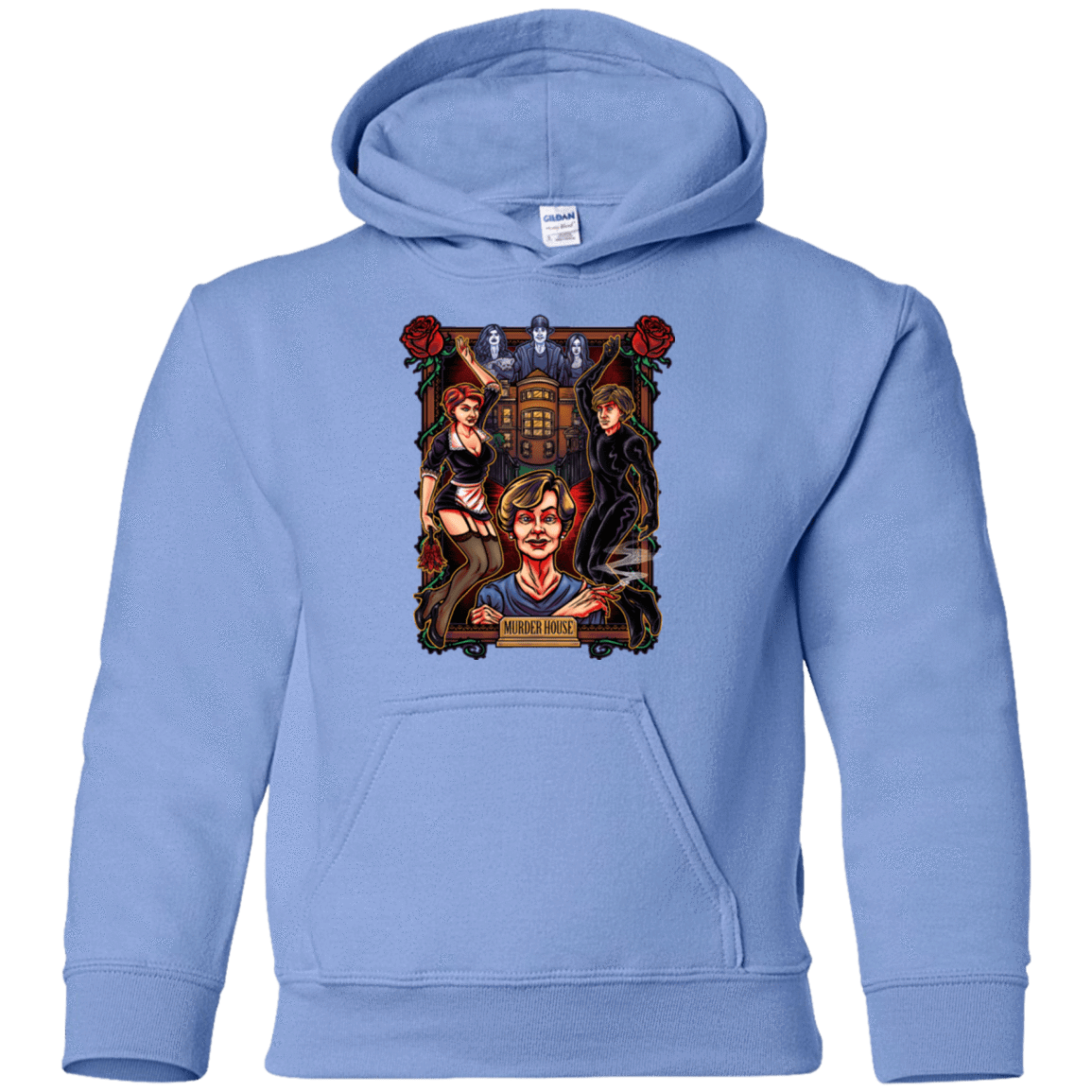 Sweatshirts Carolina Blue / YS Murder House Youth Hoodie