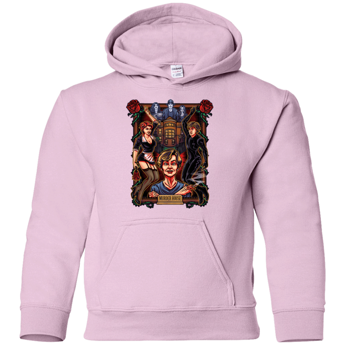 Sweatshirts Light Pink / YS Murder House Youth Hoodie