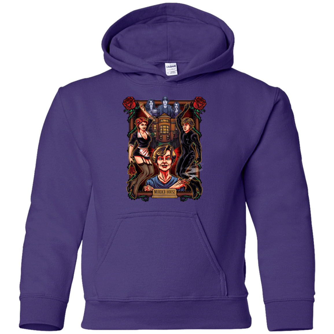 Sweatshirts Purple / YS Murder House Youth Hoodie