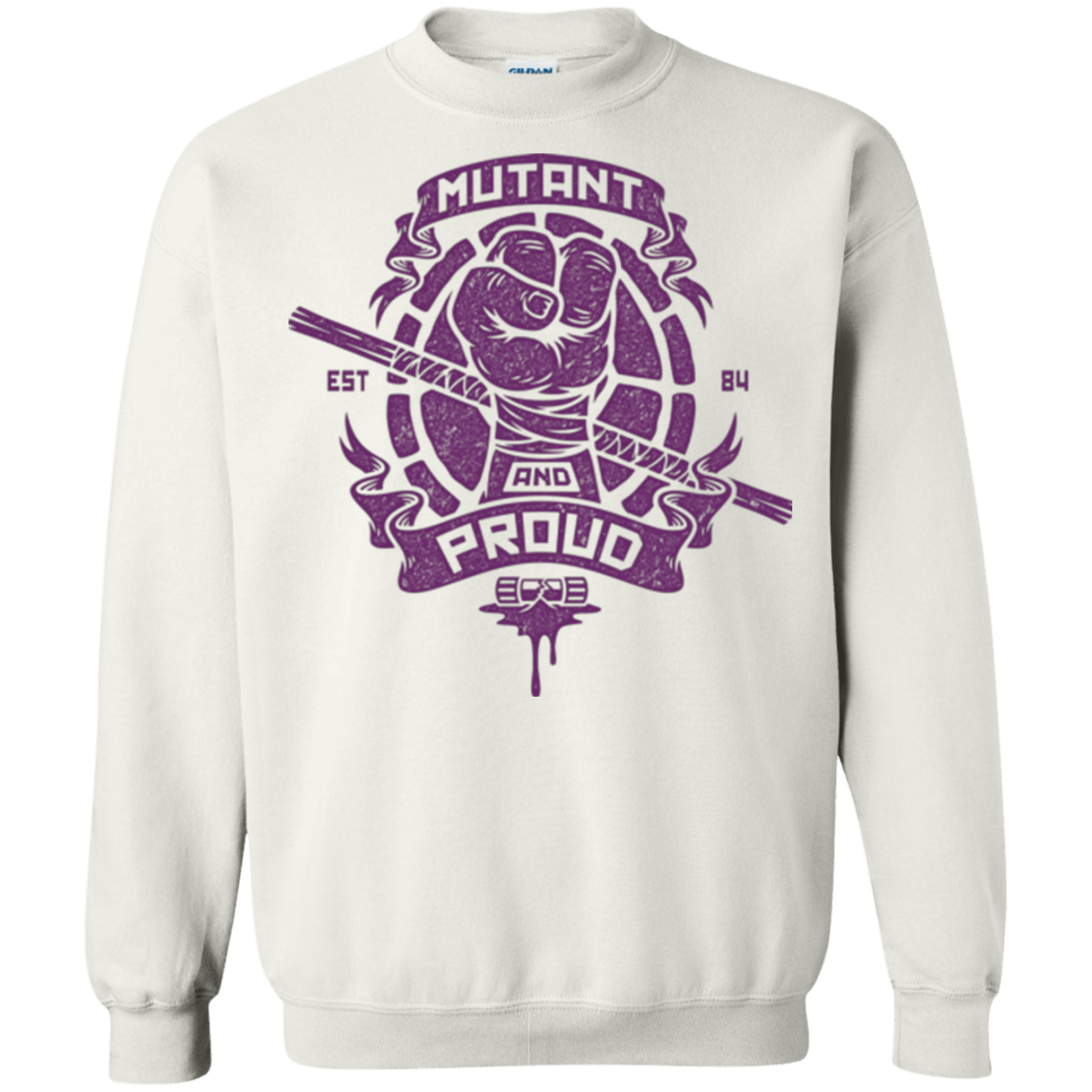 Sweatshirts White / Small Mutant and Proud Donny Crewneck Sweatshirt