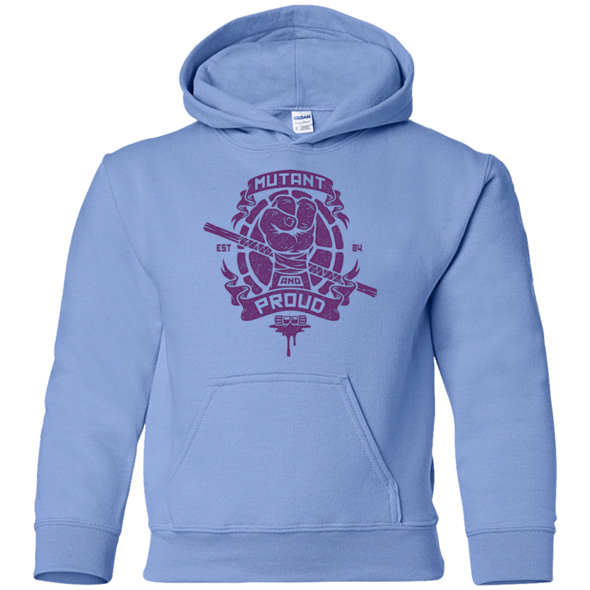 Sweatshirts Carolina Blue / YS Mutant and Proud Donny Youth Hoodie