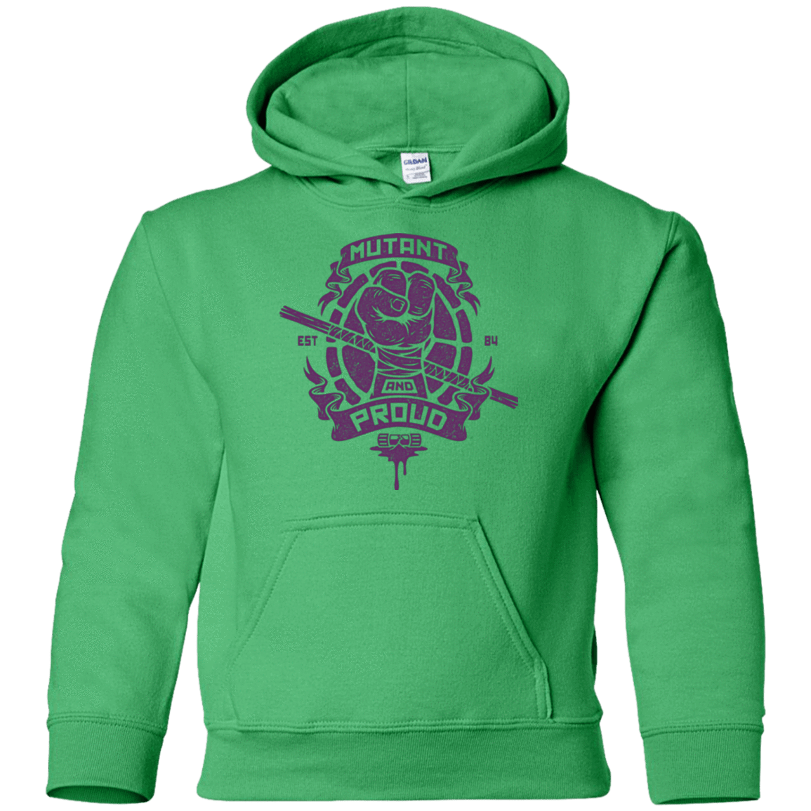 Sweatshirts Irish Green / YS Mutant and Proud Donny Youth Hoodie