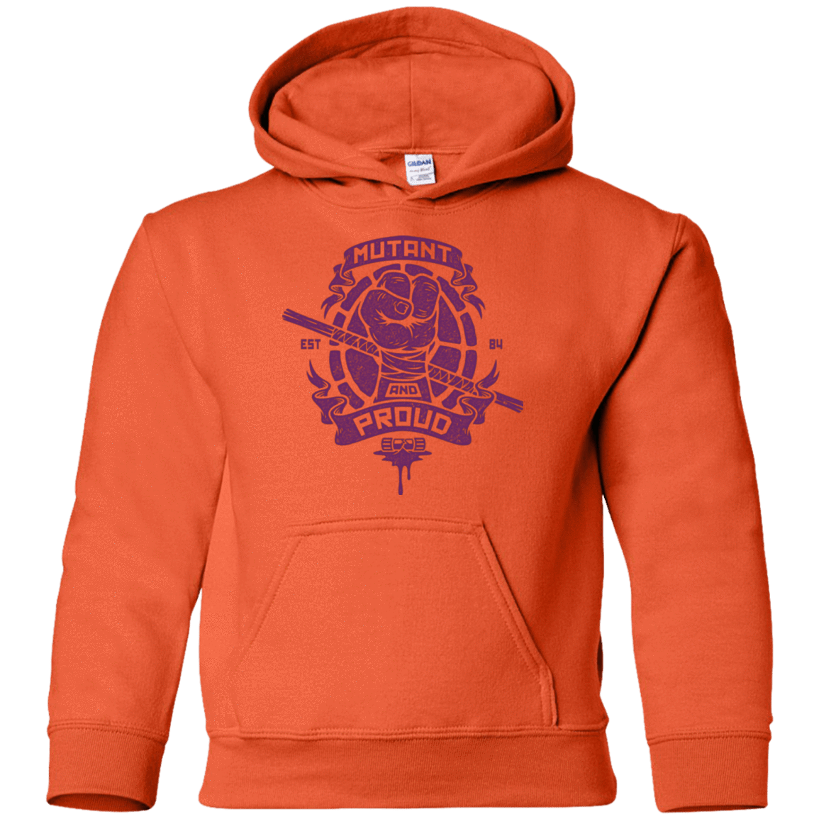 Sweatshirts Orange / YS Mutant and Proud Donny Youth Hoodie