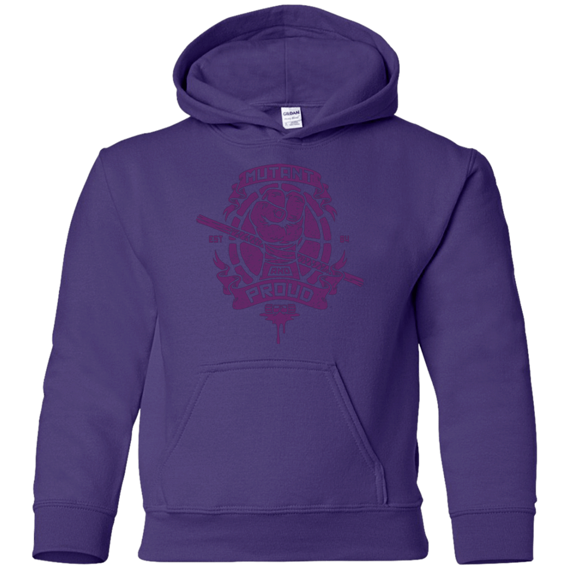 Sweatshirts Purple / YS Mutant and Proud Donny Youth Hoodie