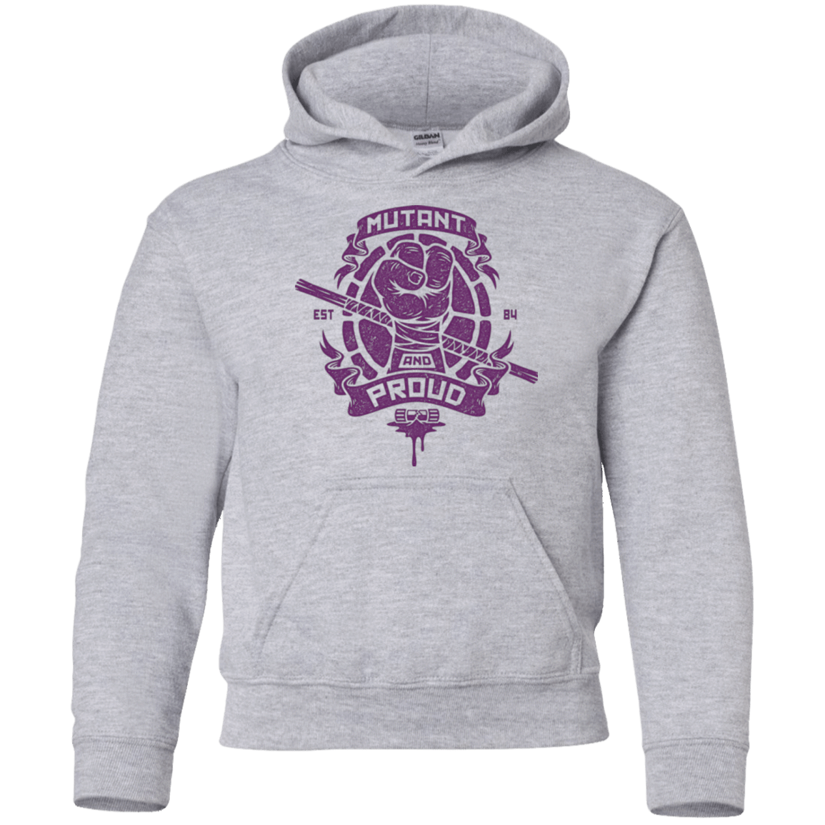 Sweatshirts Sport Grey / YS Mutant and Proud Donny Youth Hoodie