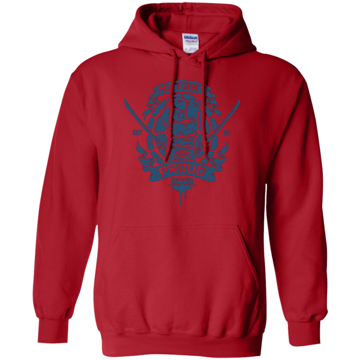 Sweatshirts Red / Small Mutant and Proud Leo Pullover Hoodie