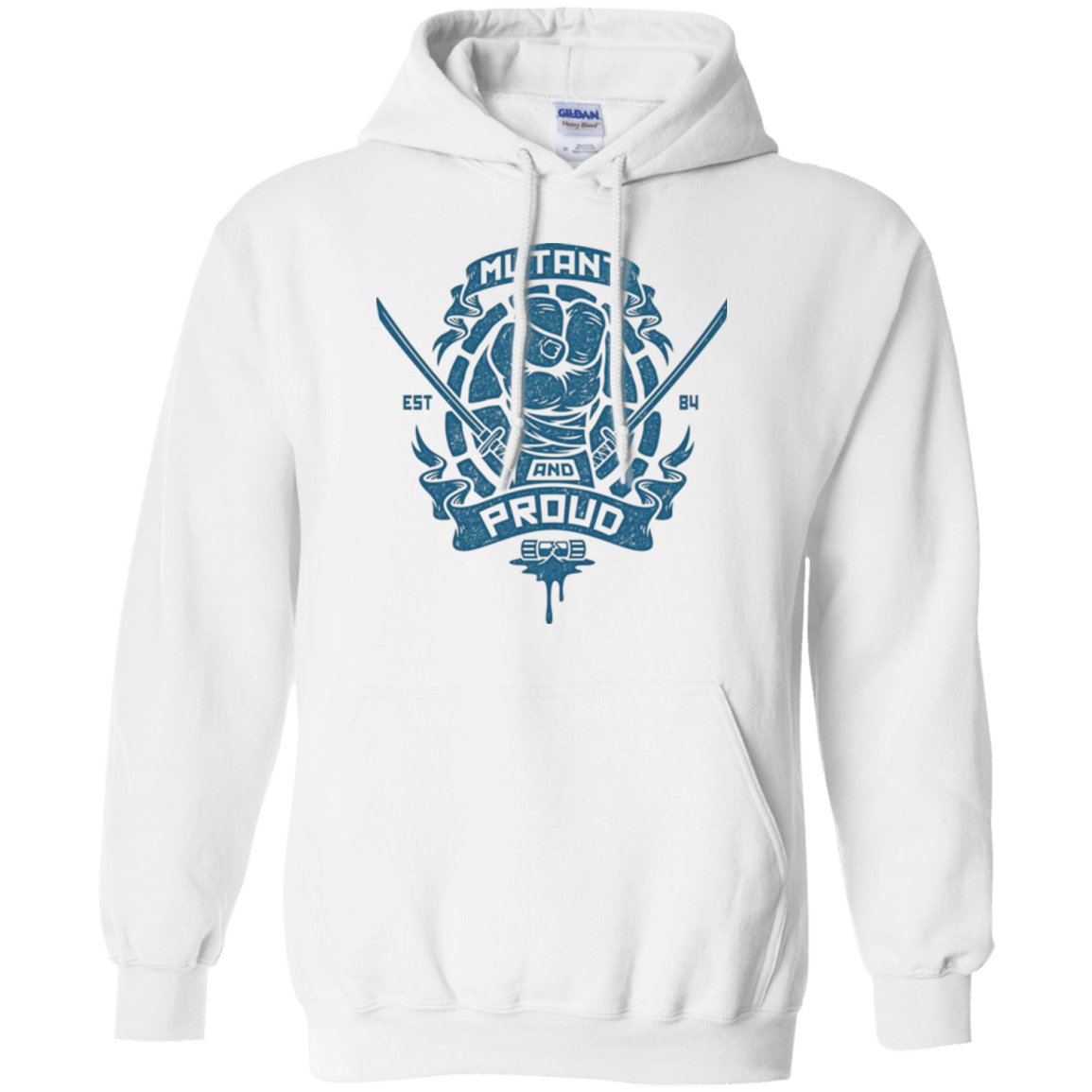 Sweatshirts White / Small Mutant and Proud Leo Pullover Hoodie