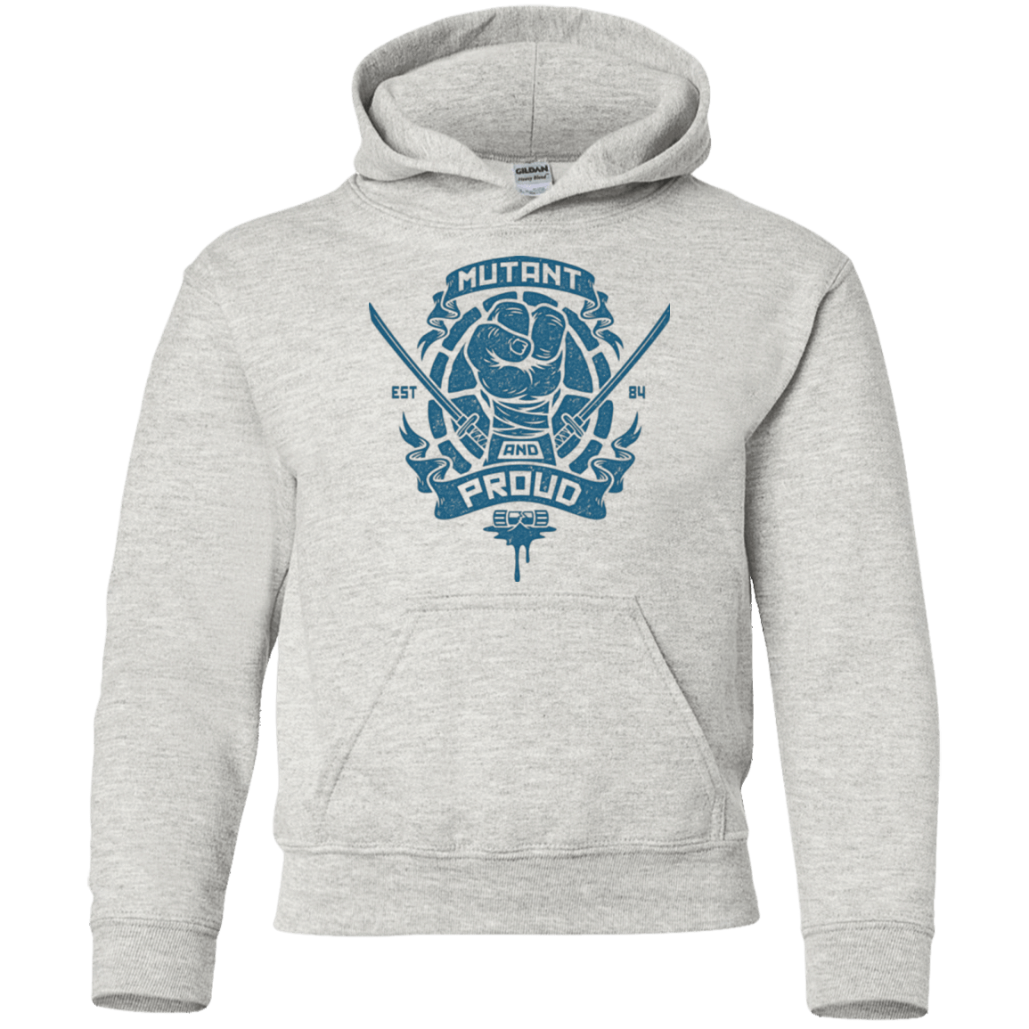 Sweatshirts Ash / YS Mutant and Proud Leo Youth Hoodie