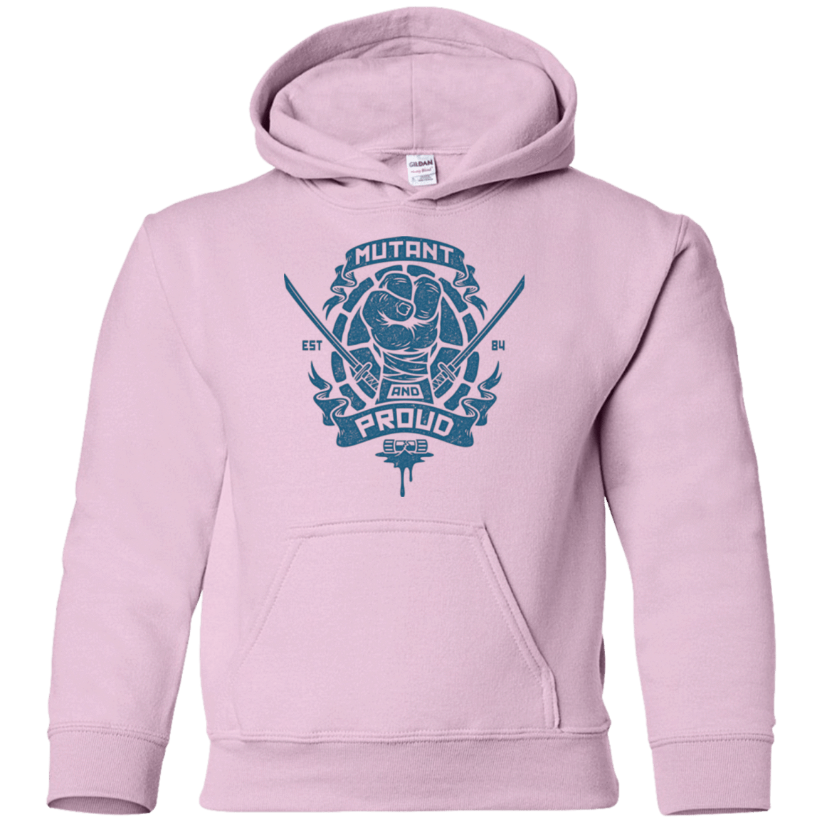 Sweatshirts Light Pink / YS Mutant and Proud Leo Youth Hoodie