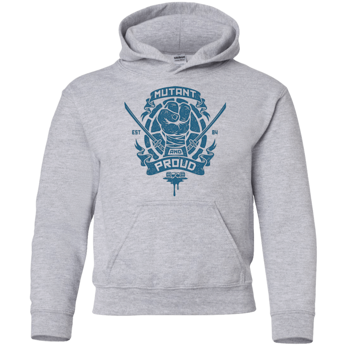 Sweatshirts Sport Grey / YS Mutant and Proud Leo Youth Hoodie