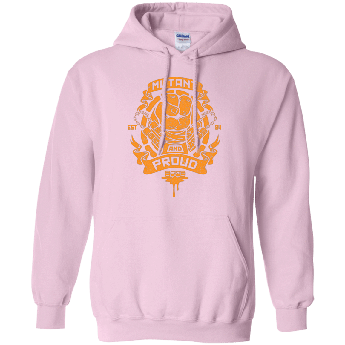 Sweatshirts Light Pink / Small Mutant and Proud Mikey Pullover Hoodie