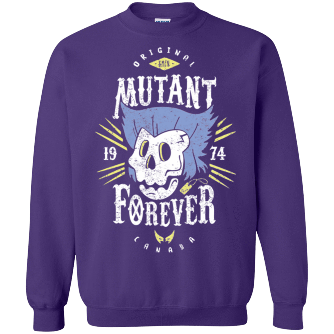 Sweatshirts Purple / Small Mutant Forever Crewneck Sweatshirt