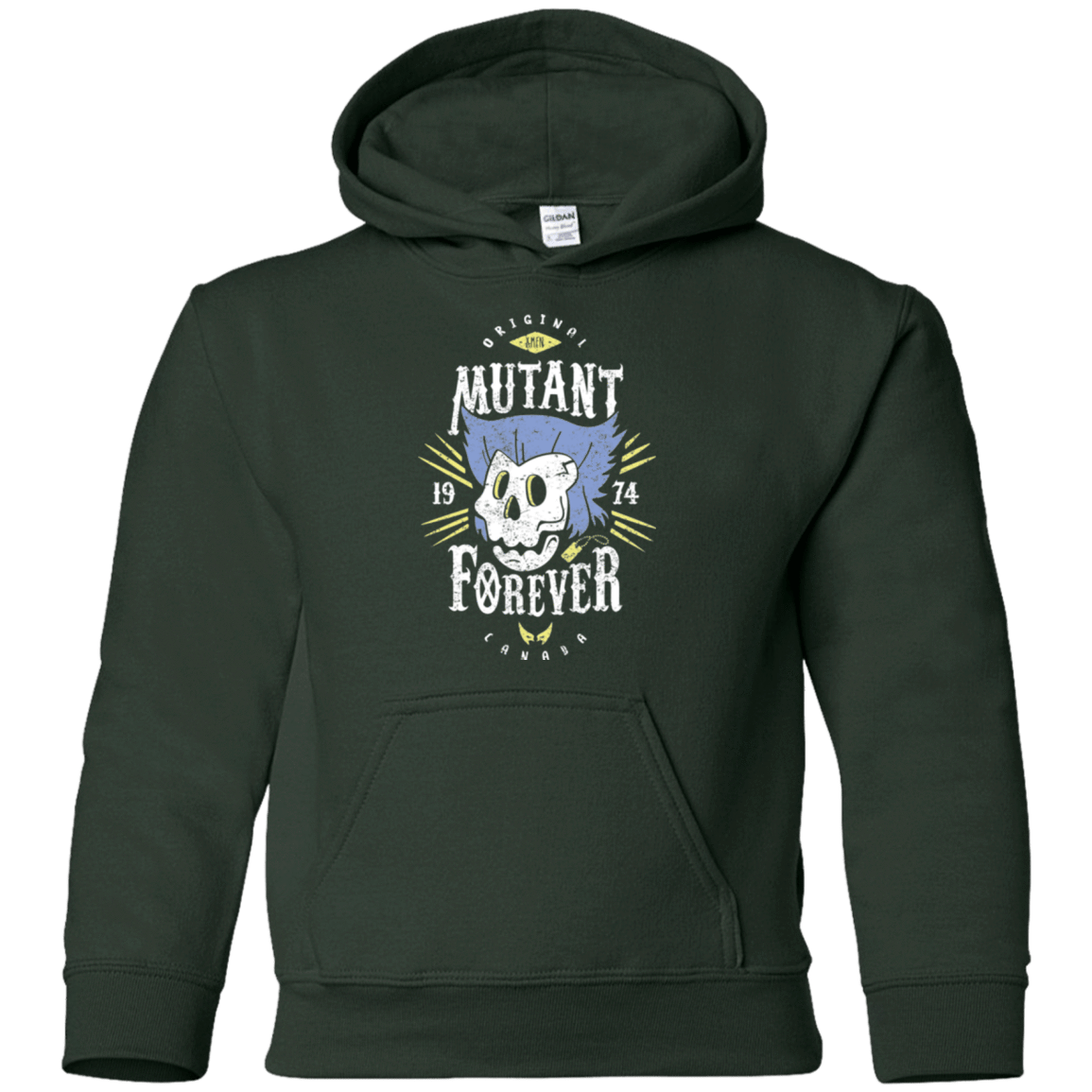 Sweatshirts Forest Green / YS Mutant Forever Youth Hoodie