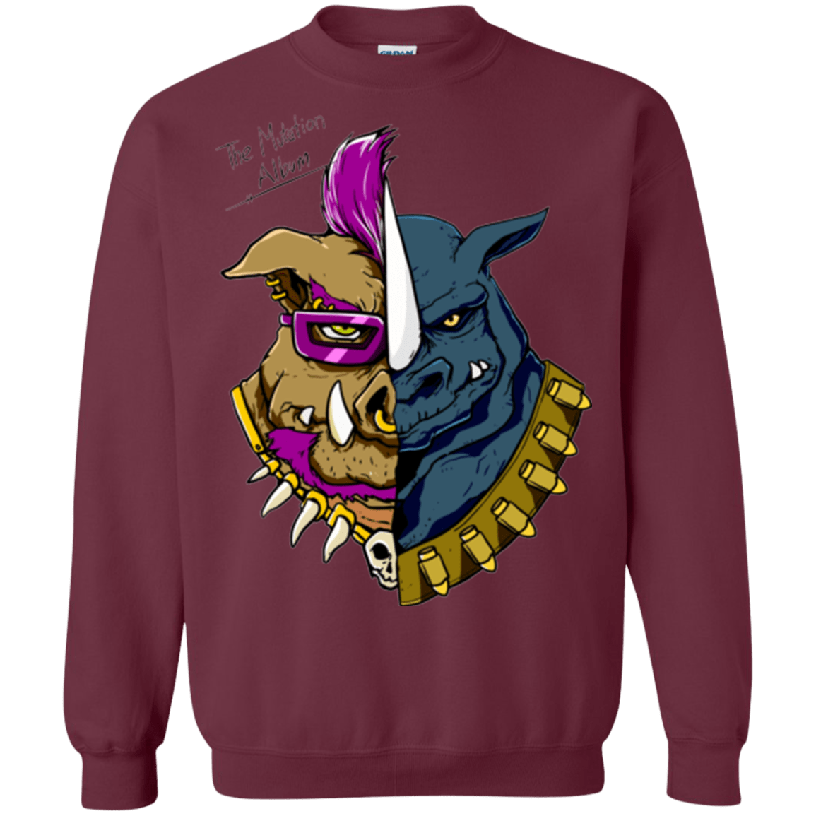 Sweatshirts Maroon / S Mutation album Crewneck Sweatshirt