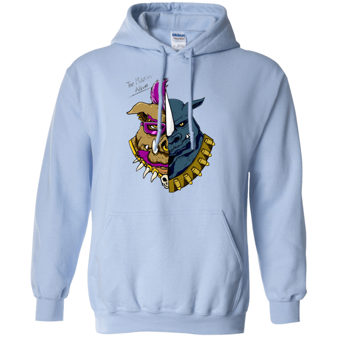 Sweatshirts Light Blue / Small Mutation Album Pullover Hoodie