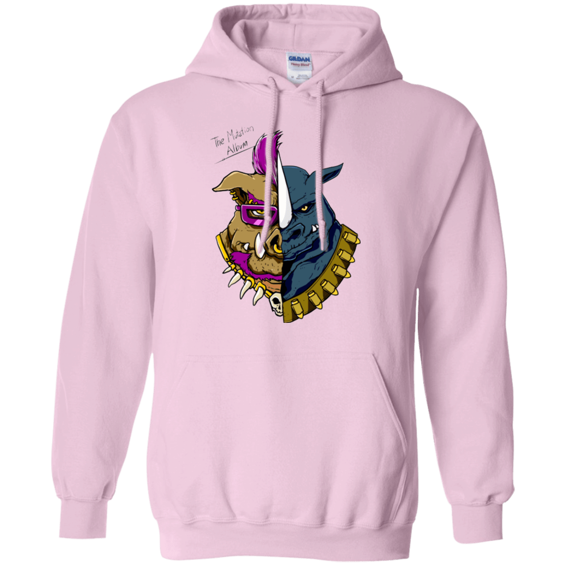 Sweatshirts Light Pink / Small Mutation Album Pullover Hoodie