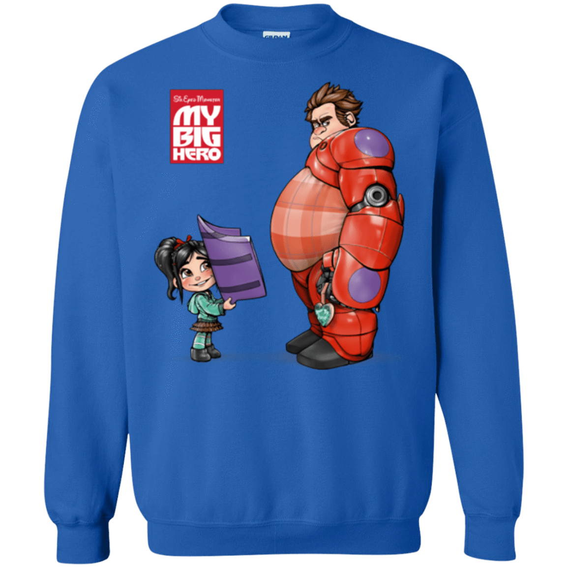 Sweatshirts Royal / Small My Big Hero Crewneck Sweatshirt
