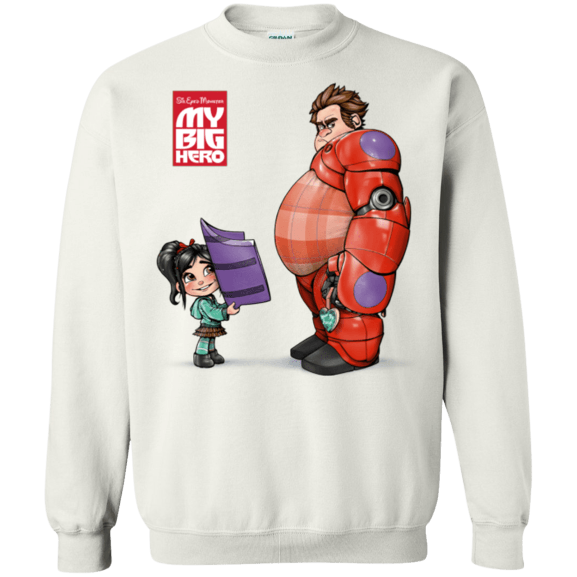 Sweatshirts White / Small My Big Hero Crewneck Sweatshirt