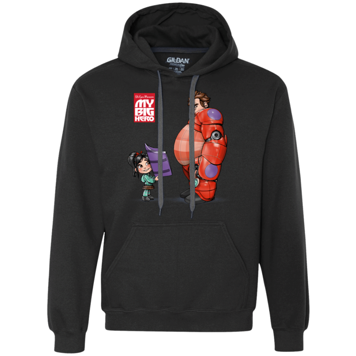 Sweatshirts Black / Small My Big Hero Premium Fleece Hoodie