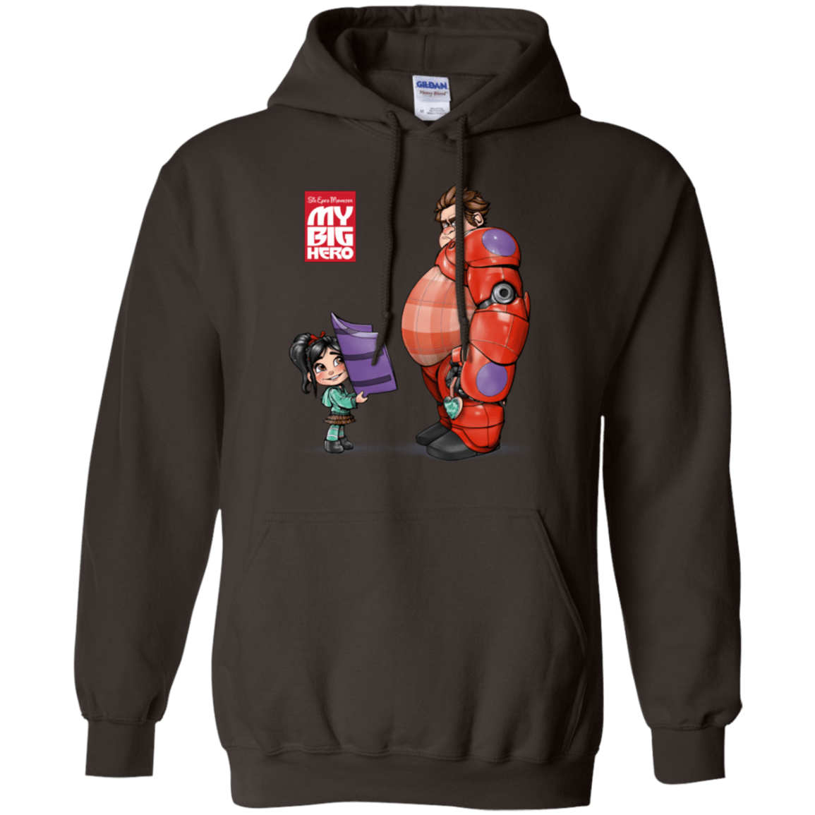 Sweatshirts Dark Chocolate / Small My Big Hero Pullover Hoodie