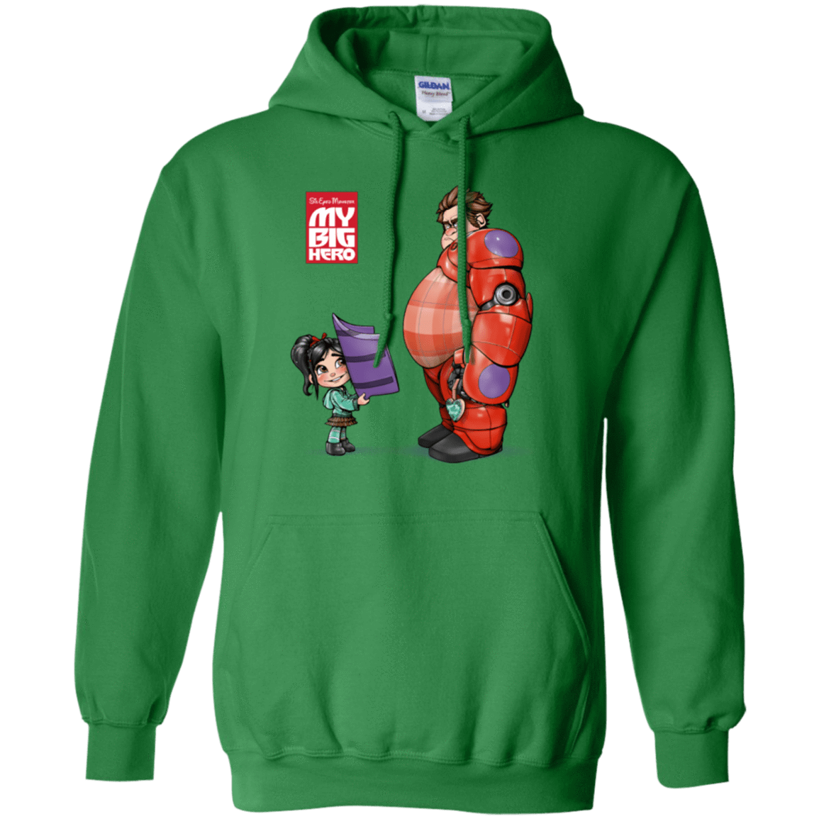 Sweatshirts Irish Green / Small My Big Hero Pullover Hoodie