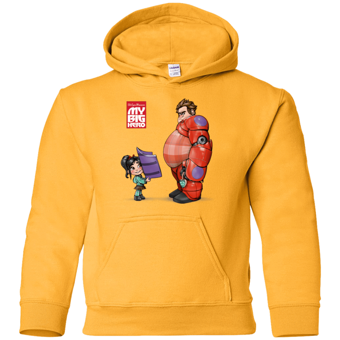 Sweatshirts Gold / YS My Big Hero Youth Hoodie