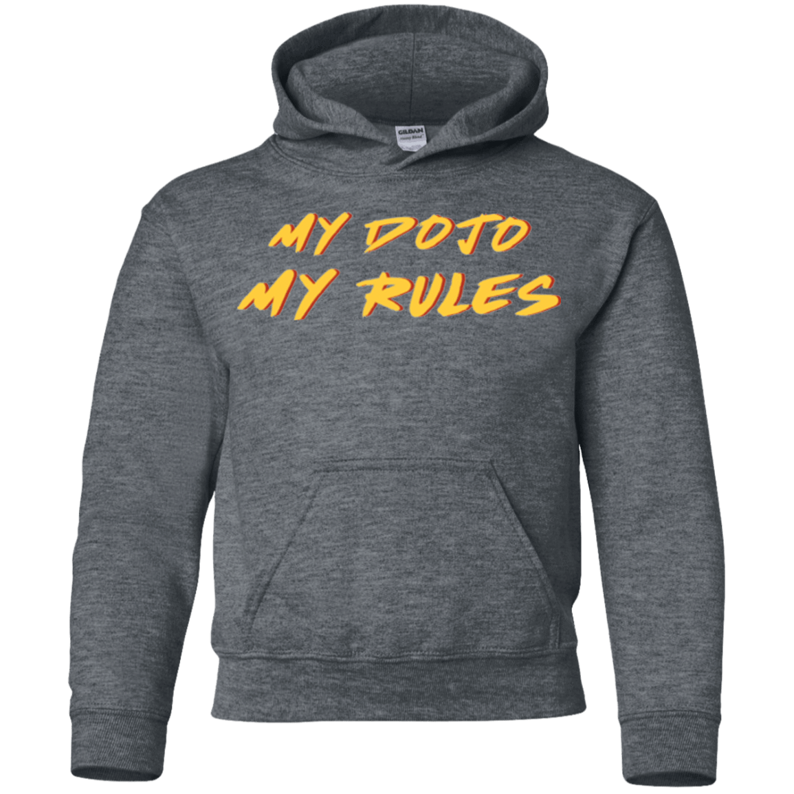 Sweatshirts Dark Heather / YS MY DOJO Youth Hoodie