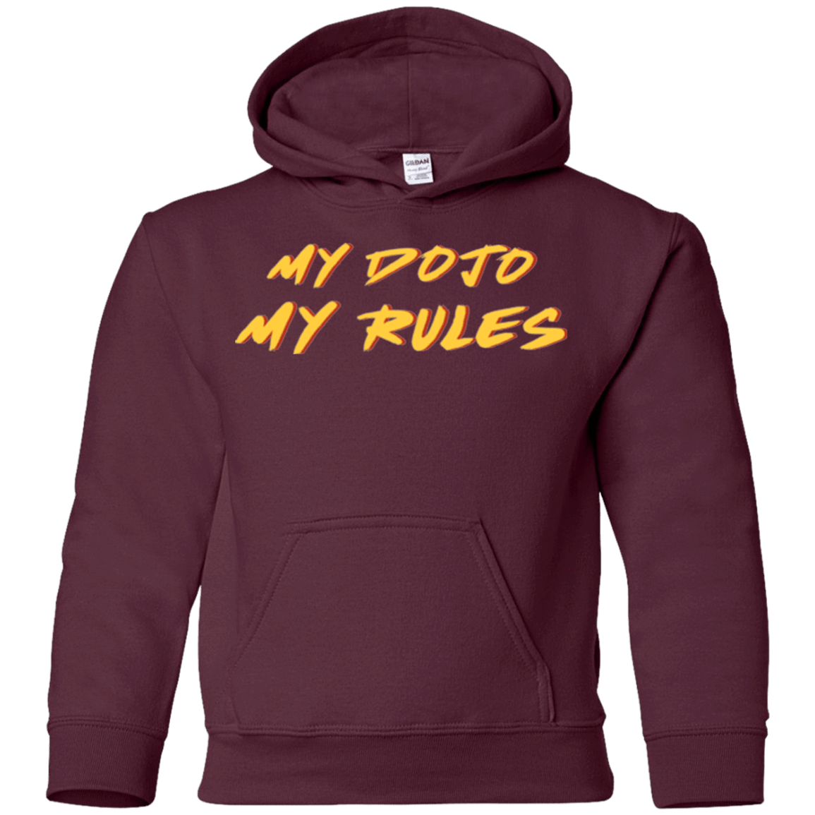 Sweatshirts Maroon / YS MY DOJO Youth Hoodie