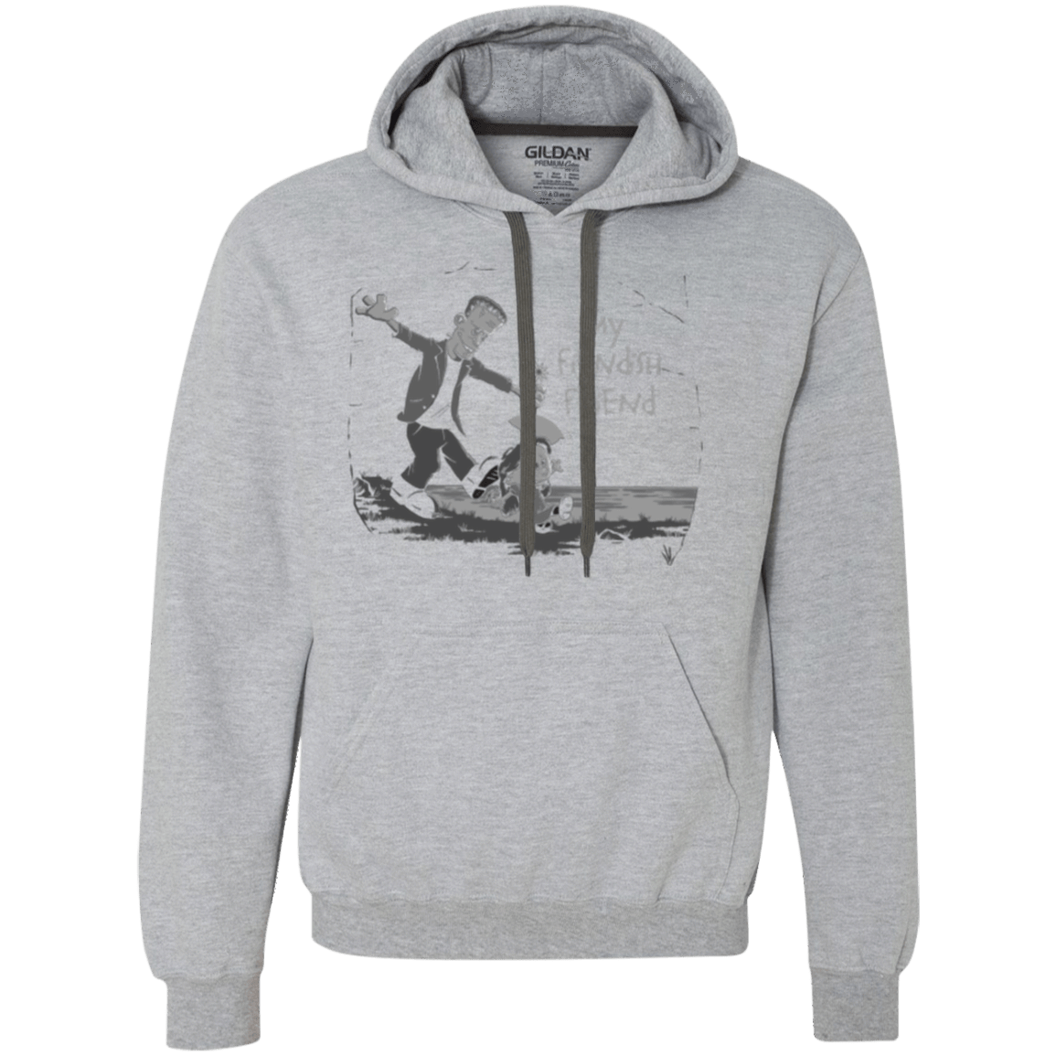 Sweatshirts Sport Grey / Small My Fiendish Friend Premium Fleece Hoodie