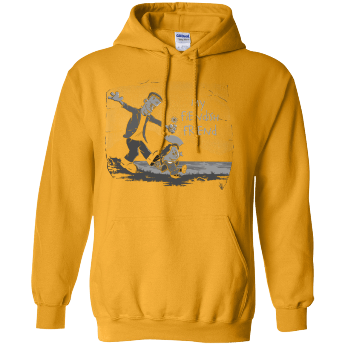 Sweatshirts Gold / Small My Fiendish Friend Pullover Hoodie