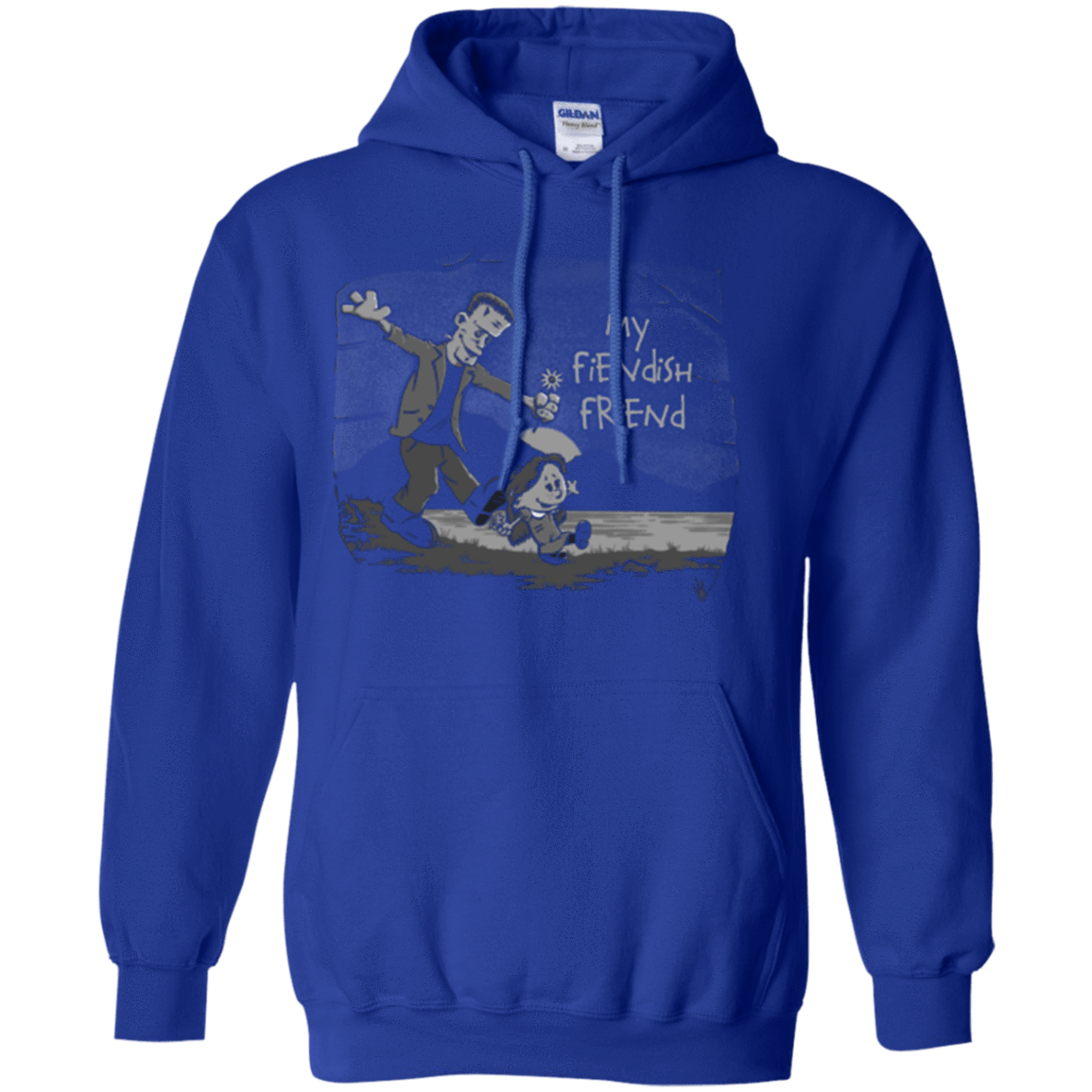 Sweatshirts Royal / Small My Fiendish Friend Pullover Hoodie