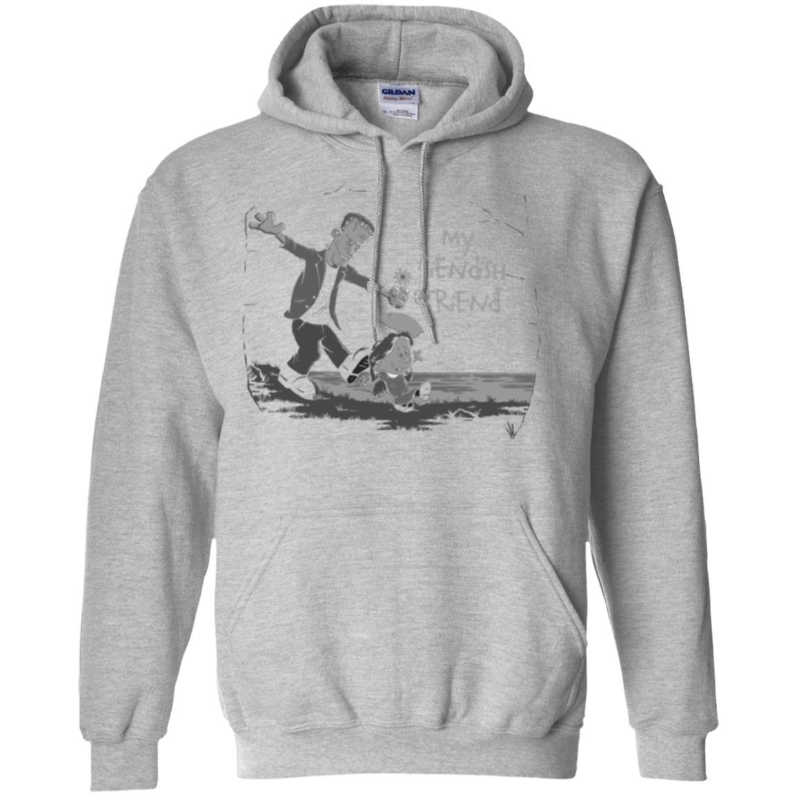 Sweatshirts Sport Grey / Small My Fiendish Friend Pullover Hoodie